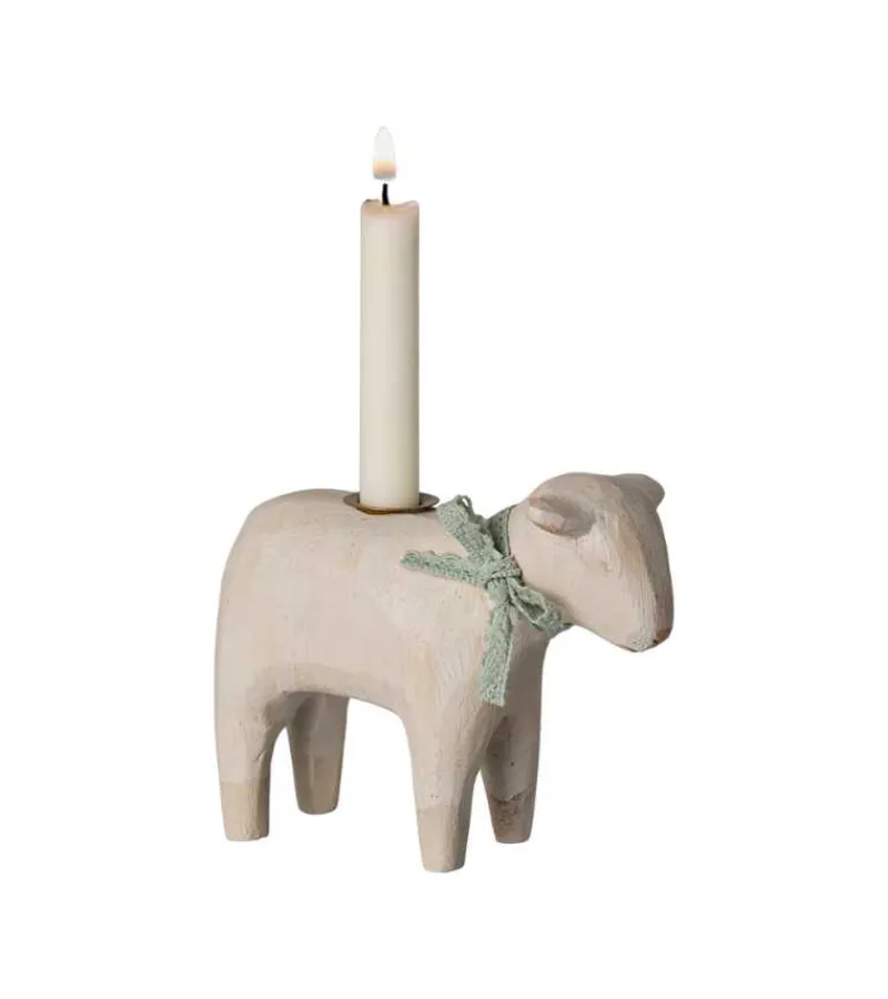 Maileg Lysestage, Lam – Mint,* Påske|Højtider