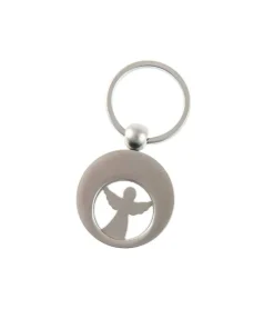 Praisent Nøglering med indkøbsmønt “Engel”* Gave-ideer|Små Gaver