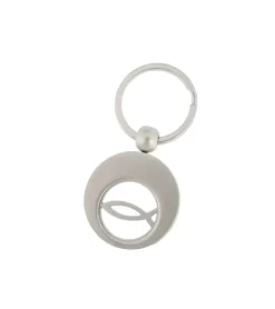 Praisent Nøglering med indkøbsmønt “Fisk”* Gave-ideer|Små Gaver