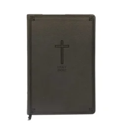 NKJV, Value Thinline Bible, Charcoal Leathersoft* Bøger Om Tro|Bibelen På Engelsk