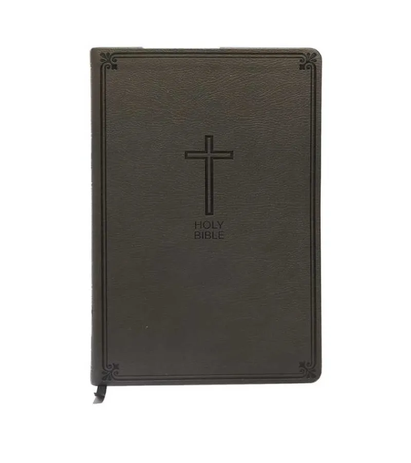 NKJV, Value Thinline Bible, Charcoal Leathersoft* Bøger Om Tro|Bibelen På Engelsk