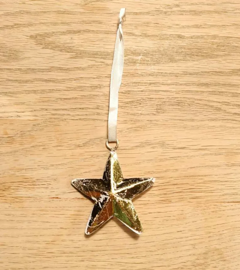 Andre Ophæng, Stjerne, hvid og guld* Julepynt|Jul