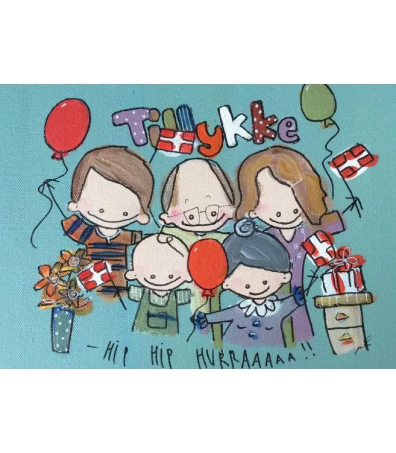 Lone Engsig Hvam Pakke med 10 stk blandet Til & Fra kort af* Jul|Højtider