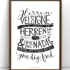 MeAndMyHouse Plakat: Herren Velsigne dig, A3* Studentergaver|Gave-ideer