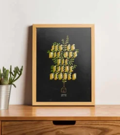 BUO Plakat: Jeg og mit hus vil tjene Herren* Bøger Om Tro|Gave-ideer