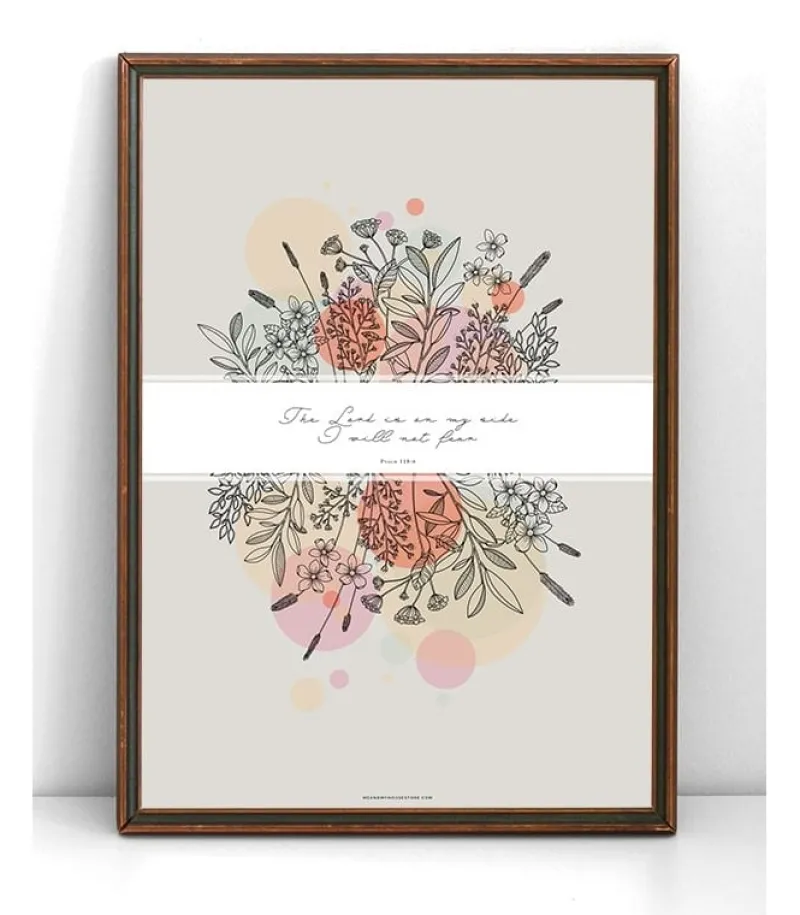 MeAndMyHouse Poster: The Lord is on my side, A3* Papirvarer|Studentergaver