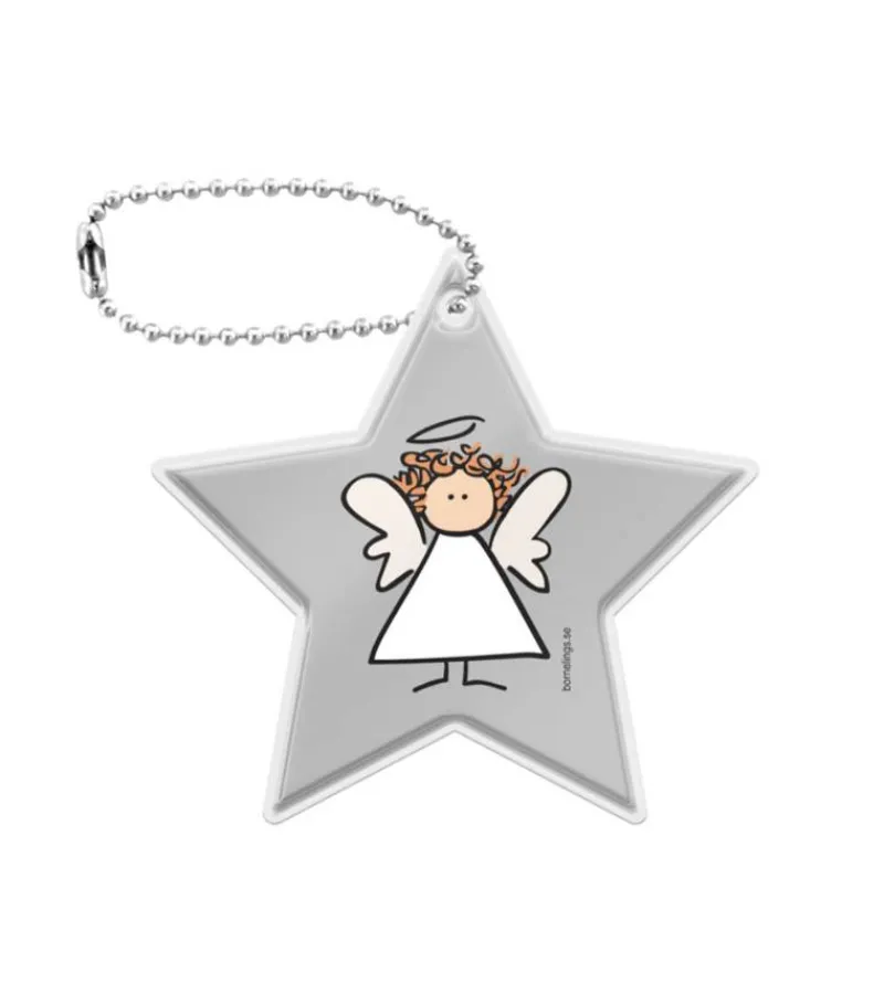 Bornelings Refleks Stjerne med Engel*Børn Kirker Og Foreninger|Til Børn