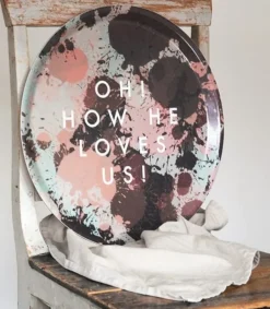 MeAndMyHouse Serveringsbakke: Oh! How He Loves Us!* Bryllup|Gave-ideer