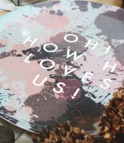 MeAndMyHouse Serveringsbakke: Oh! How He Loves Us!* Bryllup|Gave-ideer