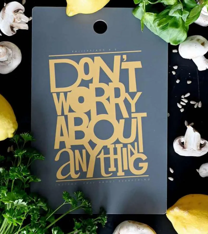 MeAndMyHouse Skærebræt: Don’t worry about anything* Gave-ideer|Bryllup