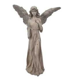 La Vida Skulptur Engel med fjerpen, 53 cm* Kirkegården|Sorg-bearbejdning