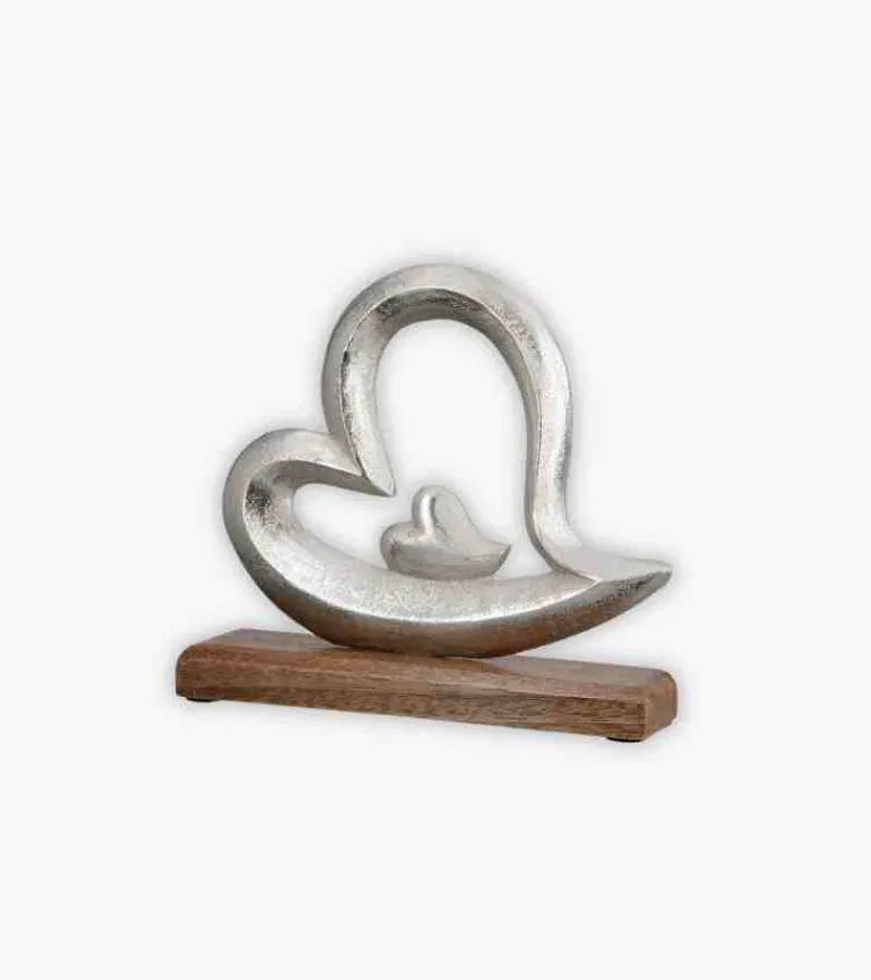 Gilde Skulptur, Et Hjerte i hjertet, 20 cm* Gave-ideer|Bryllup