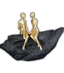 Gilde Skulptur: Forelsket, Guld og sort* Gave-ideer|Bryllup