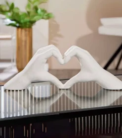 Gilde Skulptur, Hænder i keramik, Cream* Gave-ideer|Bryllup