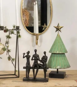 La Vida Skulptur, Musikanter på bænk* Figurer & Skulpturer|Bolig