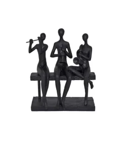 La Vida Skulptur, Musikanter på bænk* Figurer & Skulpturer|Bolig