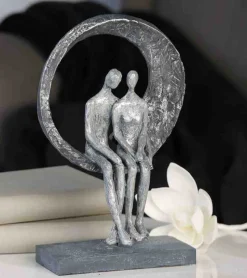 Gilde Skulptur, Par i Kærligheds cirkel, 30 cm* Gave-ideer|Bryllup