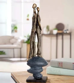 Gilde Skulptur, Par med ryggen til hinanden, 38 cm* Gave-ideer|Bryllup