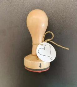 Rico Design Stempel Hjerte med loop* Servietter Og Pynt|Papirvarer