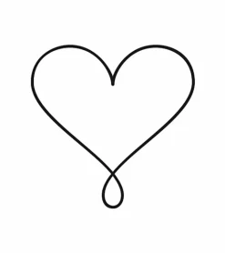 Rico Design Stempel Hjerte med loop* Servietter Og Pynt|Papirvarer