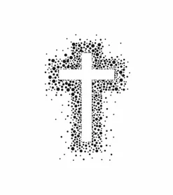 Rico Design Stempel, Kors med prikker* Servietter Og Pynt|Papirvarer