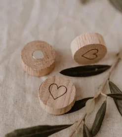 Eulenschnitt Træmagnet med hjerte, 3 pak* Små Gaver|Køkken