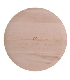 Eulenschnitt Undertallerken i bøg med hjerte* Gave-ideer|Bryllup