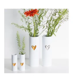 Ru00e4der Design Stories Vase med guld hjerte* Gave-ideer|Mors Dag