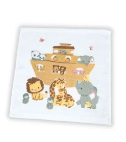 Praisent Vaskeklud med Noas Ark*Børn Gave-ideer|Barnedåb